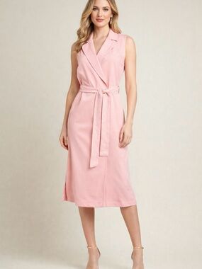 NWT New York & Company Pink Midi Dress